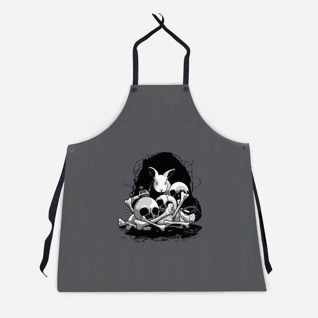 The Beast of Caerbannog-unisex kitchen apron-Adams Pinto