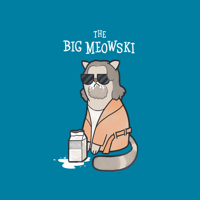 The Big Meowski-none zippered laptop sleeve-queenmob
