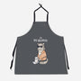 The Big Meowski-unisex kitchen apron-queenmob
