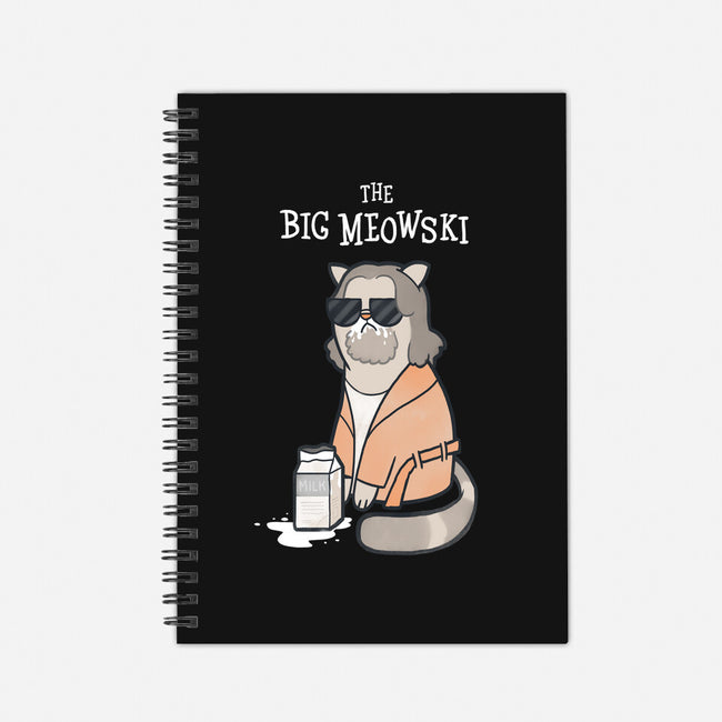 The Big Meowski-none dot grid notebook-queenmob
