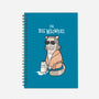 The Big Meowski-none dot grid notebook-queenmob