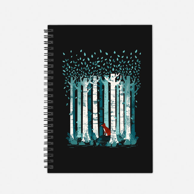The Birches-none dot grid notebook-littleclyde