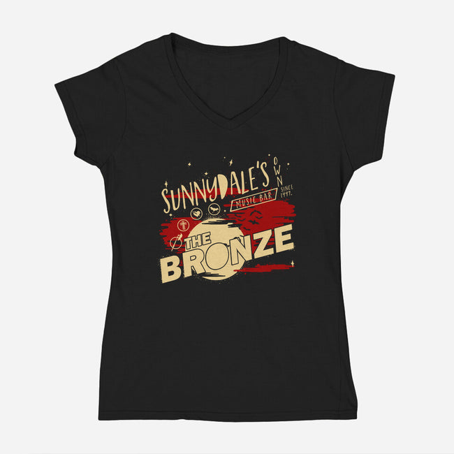 The Bronze-womens v-neck tee-xMitch