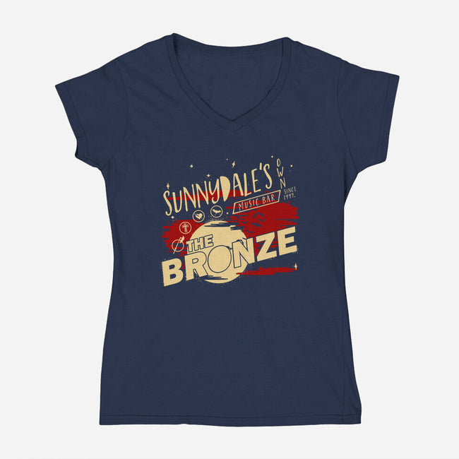 The Bronze-womens v-neck tee-xMitch