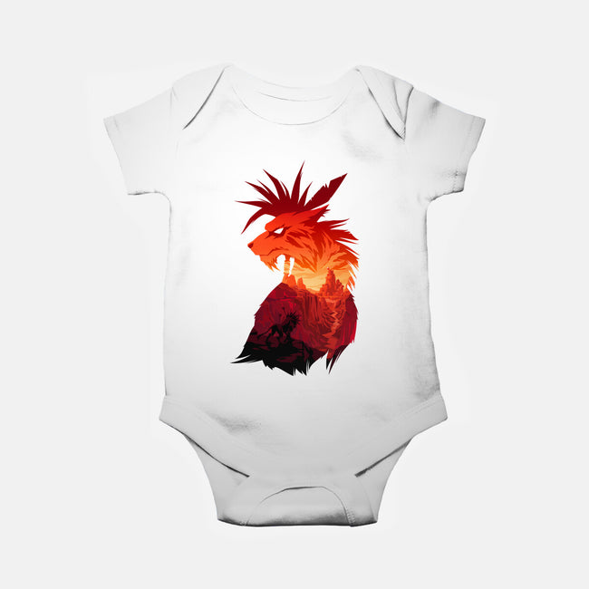 The Canyon's Guardian-baby basic onesie-PencilMonkey