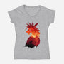 The Canyon's Guardian-womens v-neck tee-PencilMonkey