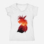 The Canyon's Guardian-womens v-neck tee-PencilMonkey