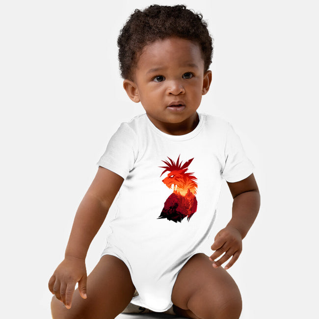 The Canyon's Guardian-baby basic onesie-PencilMonkey