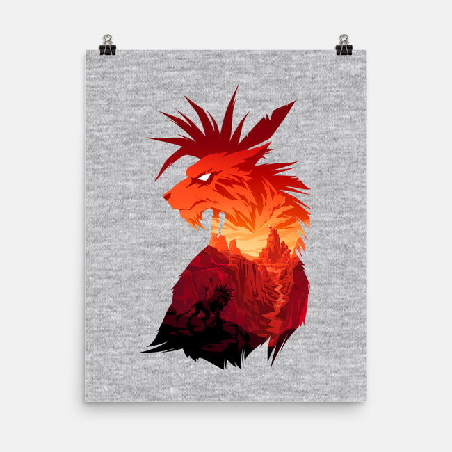 The Canyon's Guardian-none matte poster-PencilMonkey