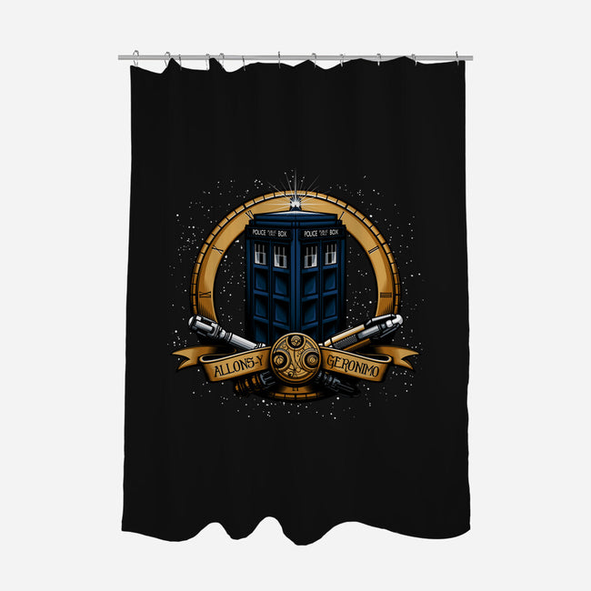 The Day of the Doctor-none polyester shower curtain-Six Eyed Monster