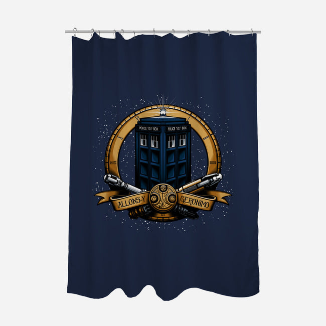 The Day of the Doctor-none polyester shower curtain-Six Eyed Monster