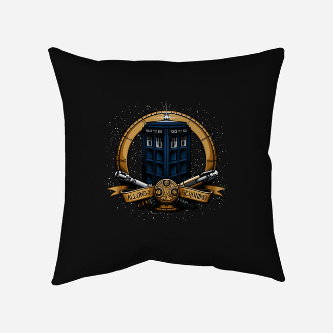 The Day of the Doctor-none removable cover w insert throw pillow-Six Eyed Monster