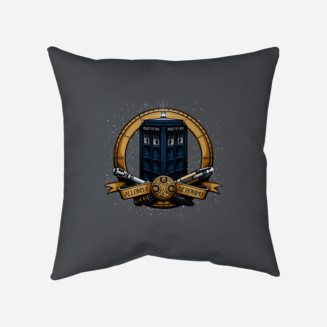 The Day of the Doctor-none removable cover w insert throw pillow-Six Eyed Monster