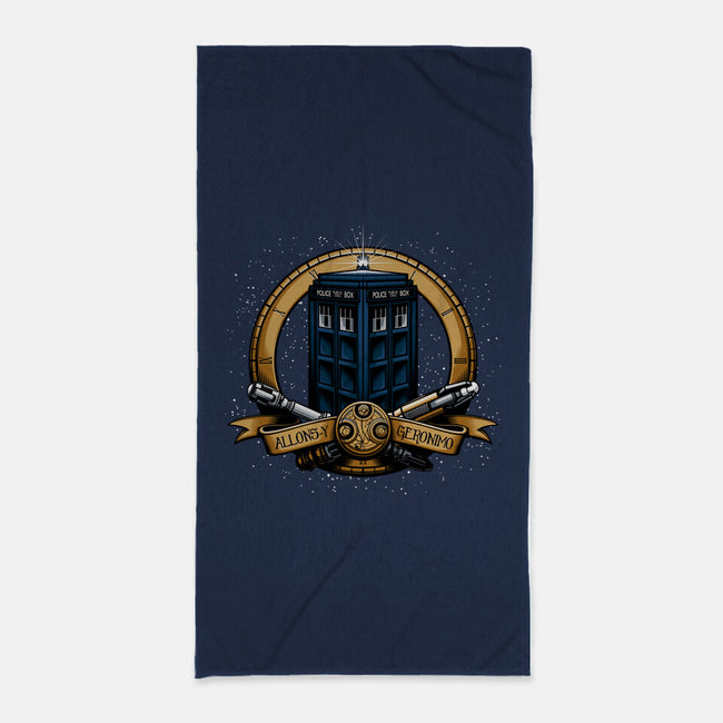 The Day of the Doctor-none beach towel-Six Eyed Monster
