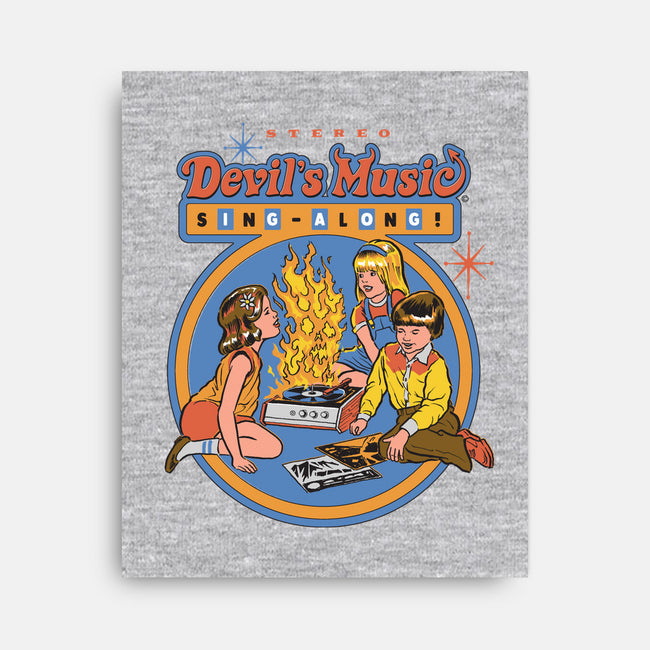 The Devil's Music-none stretched canvas-Steven Rhodes