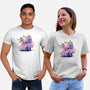 The Dragon and the Dragonfly-unisex basic tee-NemiMakeit
