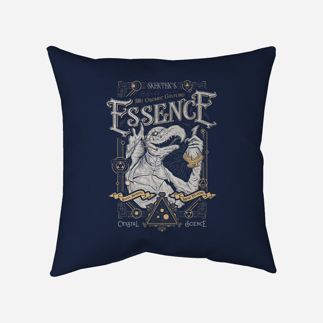 The Essence Elixir-none non-removable cover w insert throw pillow-biggers