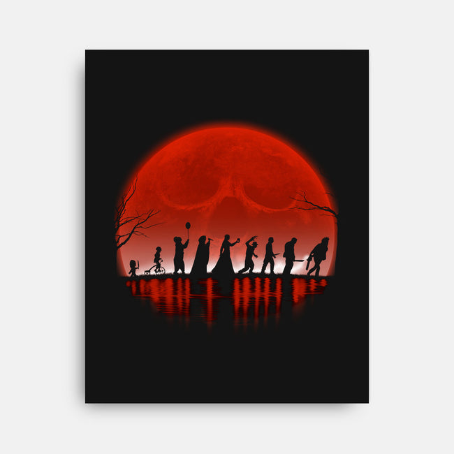 The Fellowship of the Horror-none stretched canvas-ddjvigo