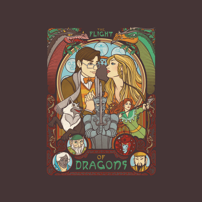 The Flight of Dragons-none zippered laptop sleeve-ursulalopez