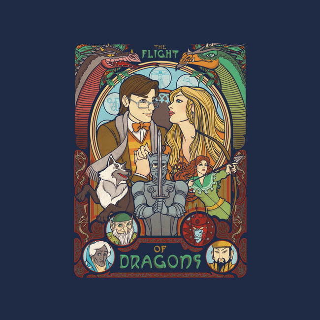 The Flight of Dragons-none glossy sticker-ursulalopez
