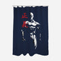 The Hero!-none polyester shower curtain-Sampool