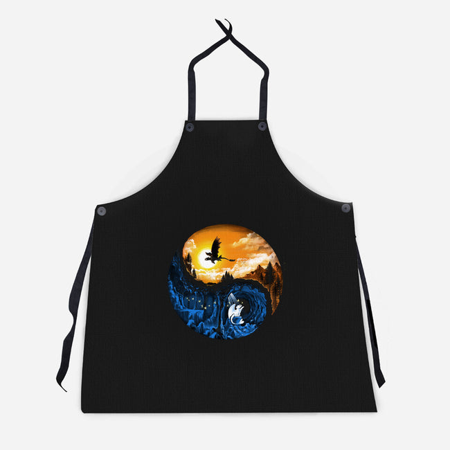 The Hidden World-unisex kitchen apron-alemaglia