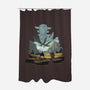 The Knight-none polyester shower curtain-PencilMonkey