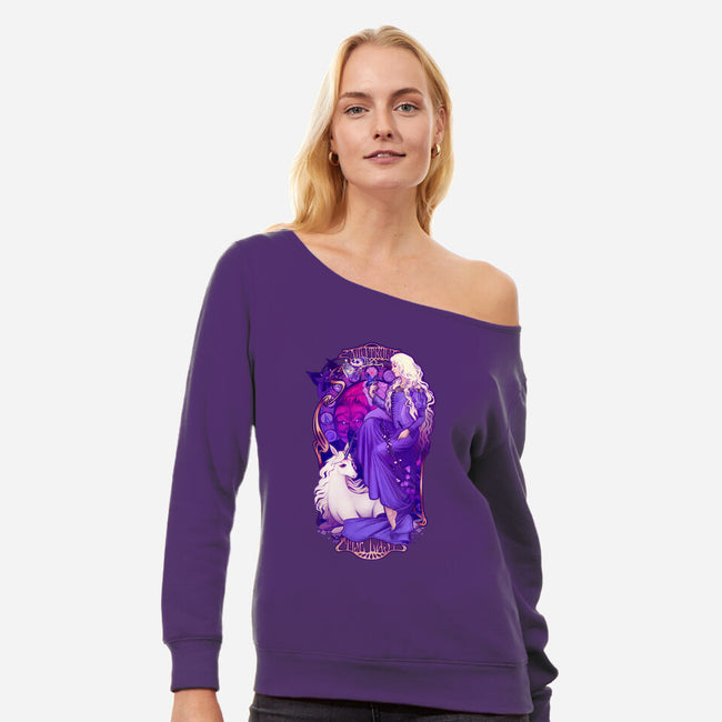 The Last-womens off shoulder sweatshirt-MeganLara