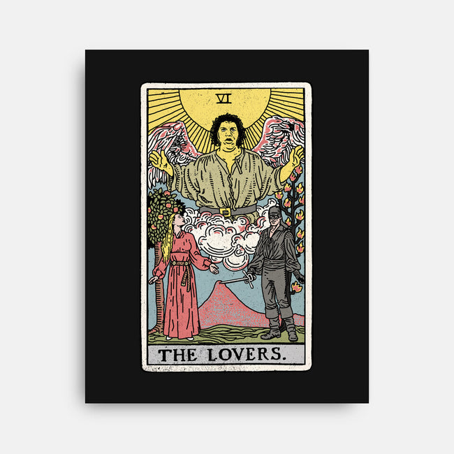 The Lovers-none stretched canvas-FunTimesTees