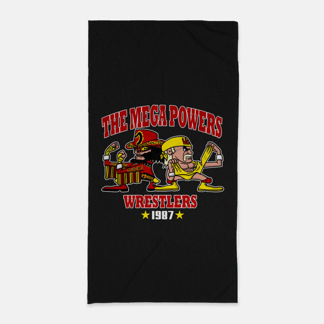 The Mega Powers-none beach towel-MarianoSan