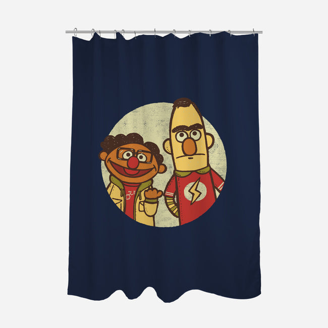 The Puppet Paradox-none polyester shower curtain-Wenceslao A Romero