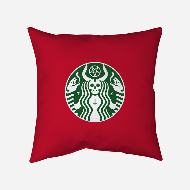 The Red Cup-none removable cover throw pillow-Florey