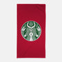 The Red Cup-none beach towel-Florey