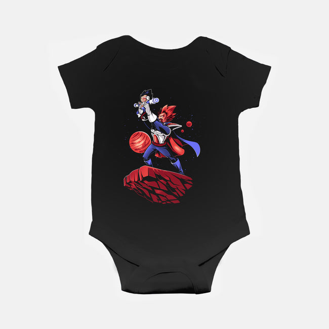 The Saiyan King-baby basic onesie-javiclodo