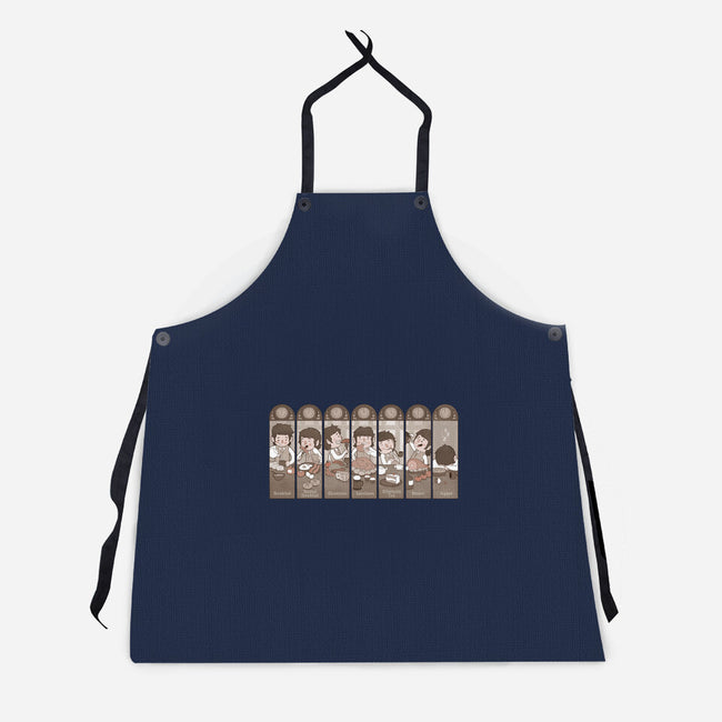The Seven Daily Meals-unisex kitchen apron-queenmob