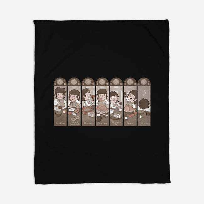 The Seven Daily Meals-none fleece blanket-queenmob