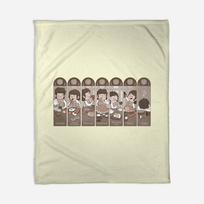 The Seven Daily Meals-none fleece blanket-queenmob