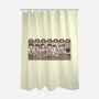 The Seven Daily Meals-none polyester shower curtain-queenmob
