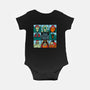 The Spooky Bunch-baby basic onesie-RBucchioni