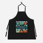 The Spooky Bunch-unisex kitchen apron-RBucchioni