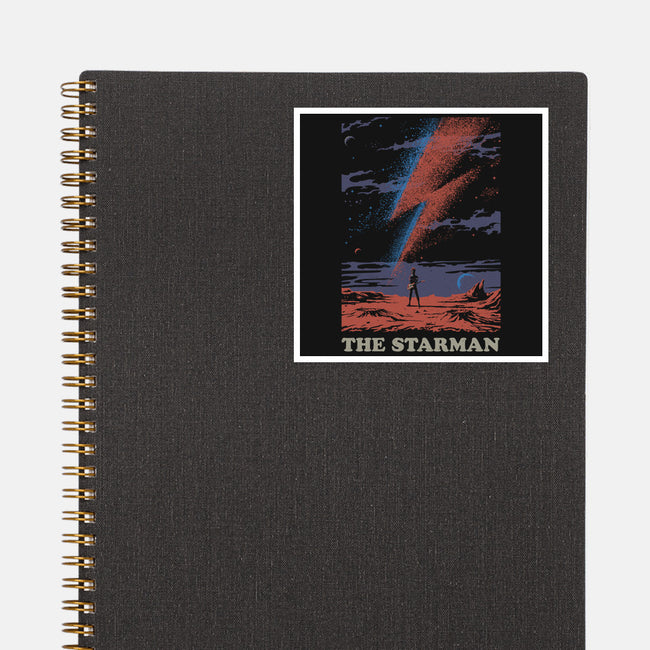 The Starman-none glossy sticker-gloopz
