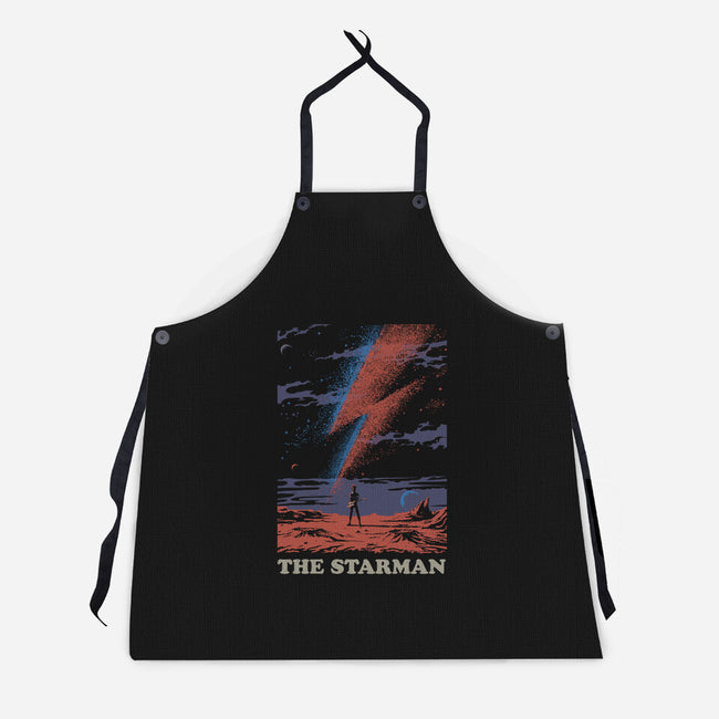 The Starman-unisex kitchen apron-gloopz