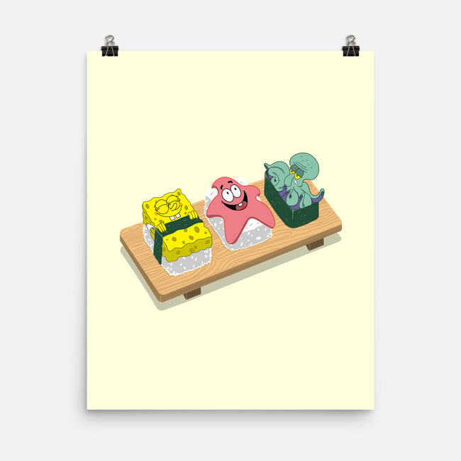 The Sushi Star-none matte poster-Ionfox