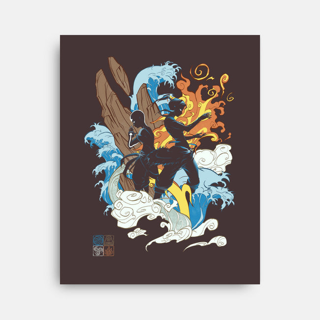 The Two Avatars-none stretched canvas-idriu95