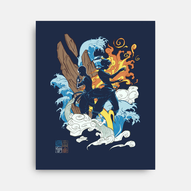 The Two Avatars-none stretched canvas-idriu95