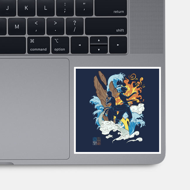 The Two Avatars-none glossy sticker-idriu95