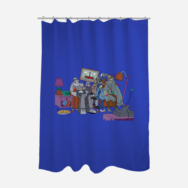 The Villains-none polyester shower curtain-luketobias