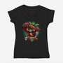 The Wager Is Set-womens v-neck tee-Bamboota
