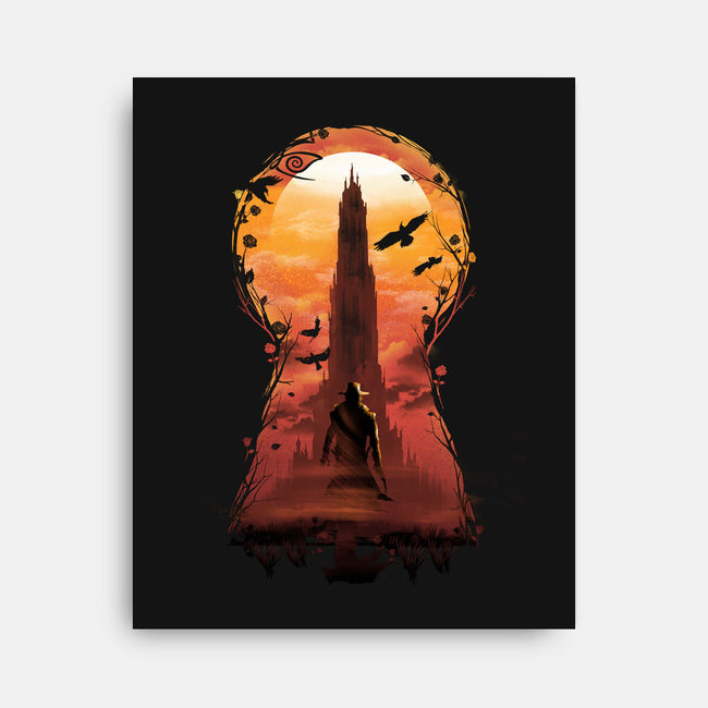 The Wind Through The Keyhole-none stretched canvas-dandingeroz