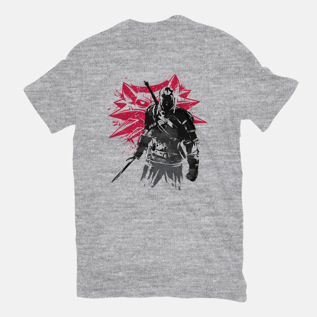 The Witcher Sumi-e-mens basic tee-DrMonekers